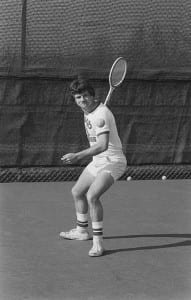 UWGB Men's tennis team player, ca. 1970-1979.